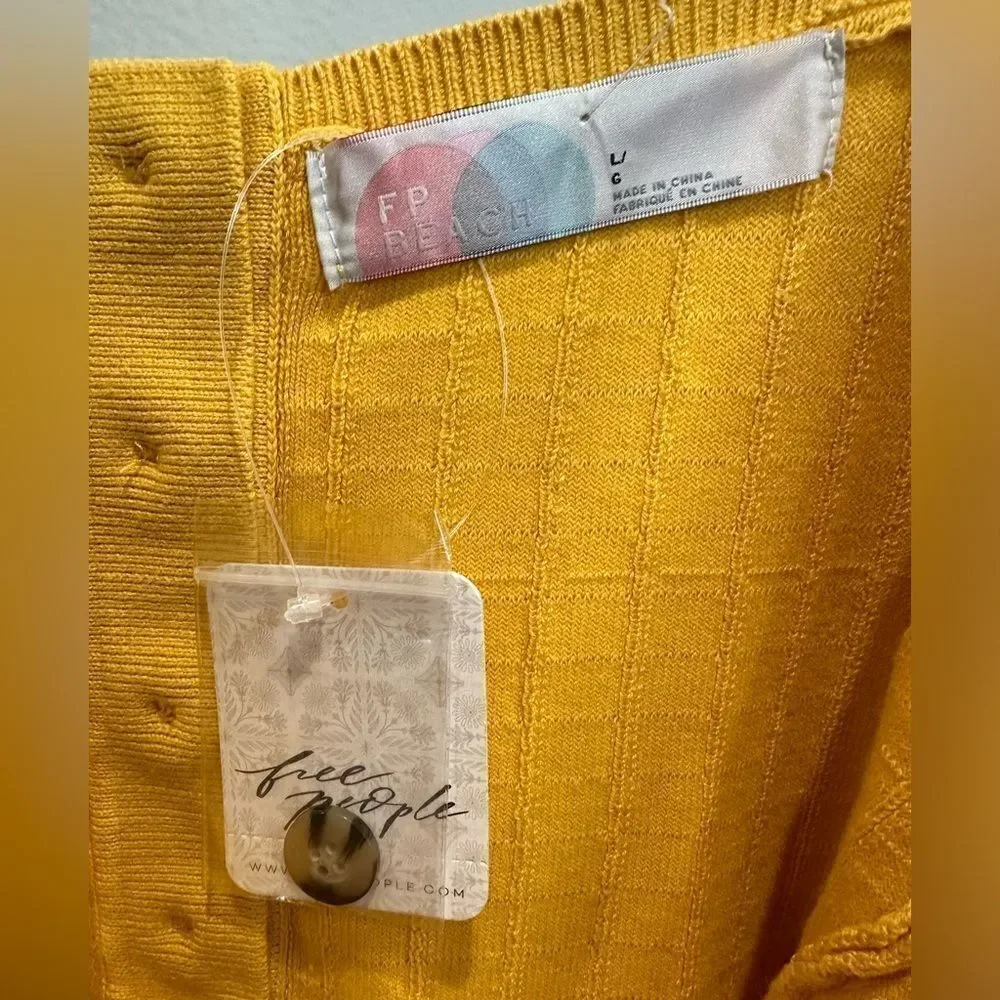 NWT Free people beach short and sweet mini dress honey tea